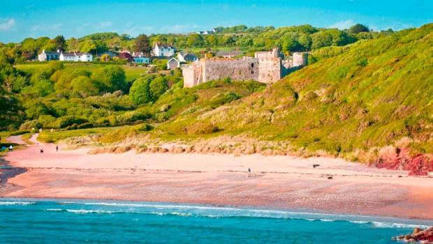 Manorbier Castle Inn Sunset Room Экстерьер фото